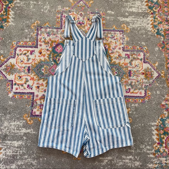 American Eagle Striped Overalls - Picture 4 of 5